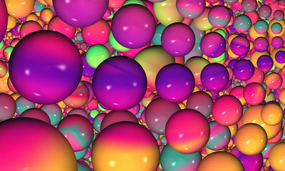 Beautiful abstract background for art projects, cards, business, posters. 3D illustration, computer-generated fractal