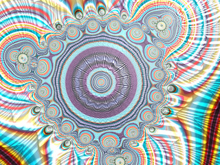 Beautiful abstract background for art projects, cards, business, posters. 3D illustration, computer-generated fractal