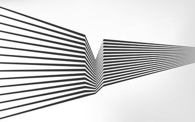 black and white stripe line abstract graphic optical art