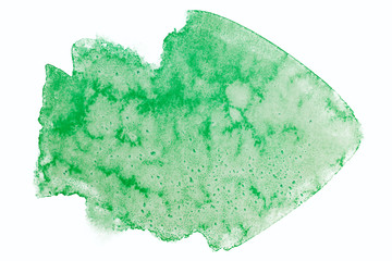 watercolor stain green