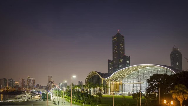 KAOHSIUNG, TAIWAN, 11 JULY 2015: Southern located in Taiwan, is a port city, has developed rapidly in recent years, many foreign visitors have come to play and 11 JULY 2015 in Kaohsiung.