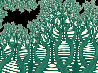 Beautiful abstract background for art projects, cards, business, posters. 3D illustration, computer-generated fractal