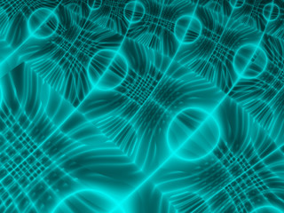 Beautiful optical illusion for art projects, cards, business, posters. 3D illustration, computer-generated fractal