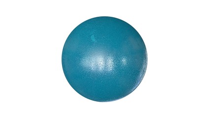 3d rendering of a shpere with structure isolated on a white background