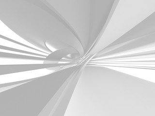 Abstract Modern White Architecture Background