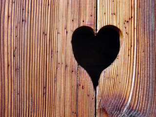 wooden heart - Herz im Holz