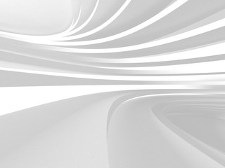 Abstract Modern White Architecture Background