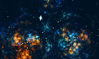 Abstract galaxy, colorful universe. Beautiful background for card, art projects, business,...
