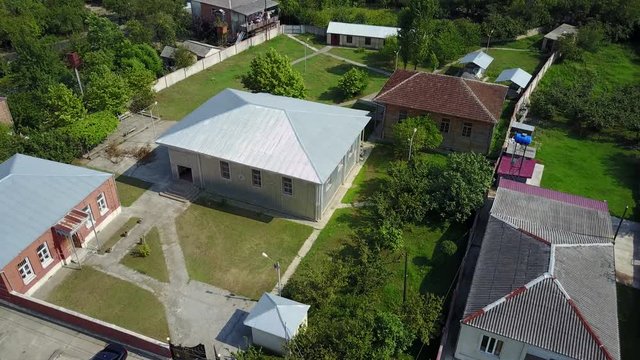Rural area in Georgia, aerial 4k