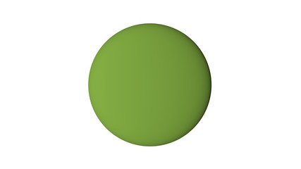 3d rendering of a shpere with structure isolated on a white background