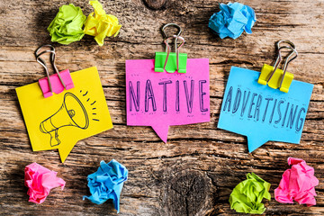 Note Post-it : native advertising