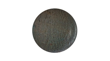 3d rendering of a shpere with structure isolated on a white background