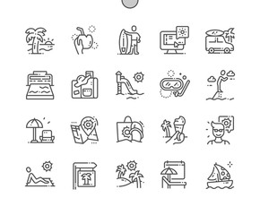 Rest in warm lands Well-crafted Pixel Perfect Vector Thin Line Icons 30 2x Grid for Web Graphics and Apps. Simple Minimal Pictogram
