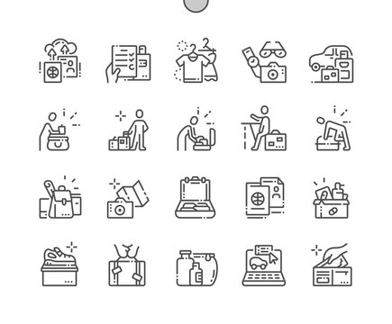 Let's hit the road Well-crafted Pixel Perfect Vector Thin Line Icons 30 2x Grid for Web Graphics and Apps. Simple Minimal Pictogram