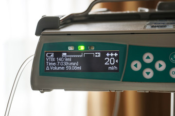 Fototapeta premium IV tube monitor machine equipment