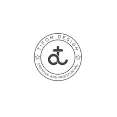 vintage logo design with icon