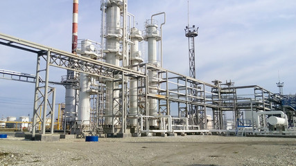 Obraz premium The oil refinery