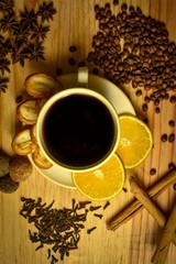 mesa de café mexicana  