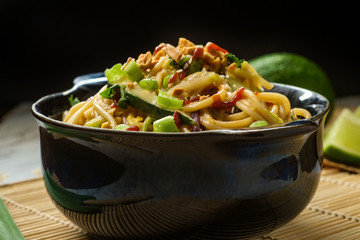 Thai Peanut Butter Lo Mein