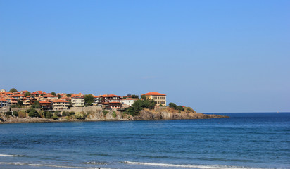 view of the city of sozopol from bulgaria