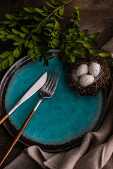 Spring table setting