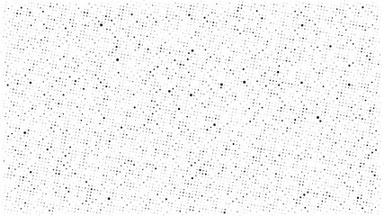 Abstract dots background. Monochrome grunge dirt texture. Halftone Pop Art comic pattern. Polka dot. Geometric vector pattern. Template for presentation flyer, business cards, stickers, report, fabric