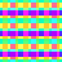 Seamless pattern background from a variety of multicolored squares.