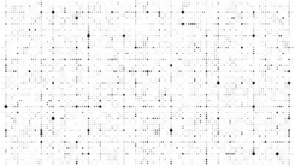 Abstract dots background. Monochrome grunge dirt texture. Halftone Pop Art comic pattern. Polka dot. Geometric vector pattern. Template for presentation flyer, business cards, stickers, report, fabric