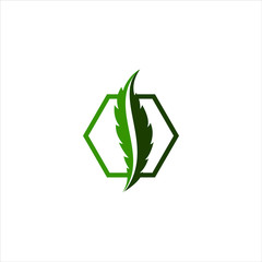 letter S cannabis logo