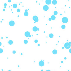 Seamless abstract background with dots, circles. Messy infinity dotted geometric pattern. Vector illustration.    