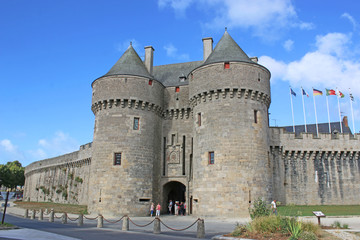 Fototapeta na wymiar St Michael's gate,Guerande , France