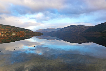 Loch Lomond reflections, Scotland