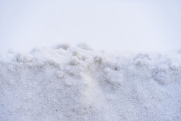 Fototapeta na wymiar Snowdrift, real winter snow texture