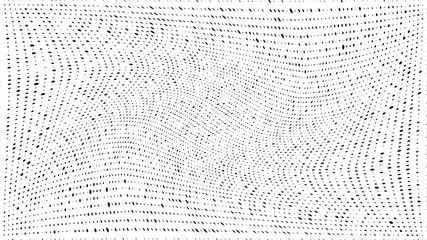 Abstract dots background. Monochrome grunge dirt texture. Halftone Pop Art comic pattern. Geometric small dots, twisted vector pattern. Template for presentation flyer, business cards, report fabric