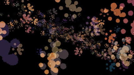 Background with paint. Divorces and drops. Periwinkles.