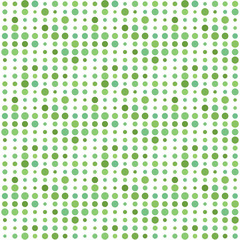 Seamless abstract pattern background with a variety of colored circles.