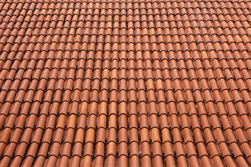 Orange Roof Tile Pattern