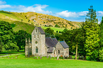 Church of the Holy Cros in Ilam, Staffordshire, UK