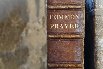 Old book of prayers - obrazy, fototapety, plakaty