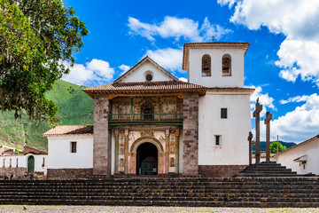 Kirche in Andahuaylillas in Peru - obrazy, fototapety, plakaty
