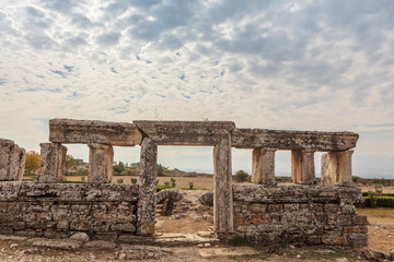 Necropolis of Hierapolis in Denizil Province, one of the largest and best-preserved cemeteries in all of Turkey.