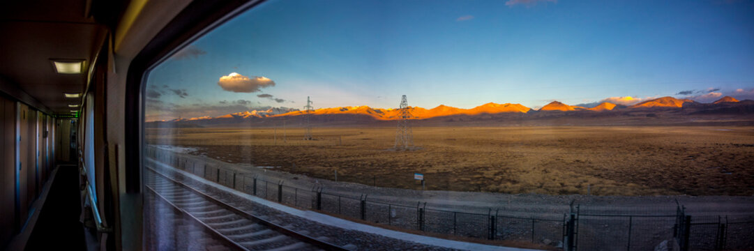 Nagqu To Lhasa Train, Tibet, China