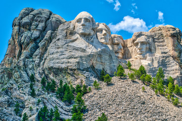 Mount Rushmore, iconic landmark - obrazy, fototapety, plakaty