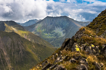 Obraz na płótnie Canvas Moldoveanu mountain peak - highest in Romania