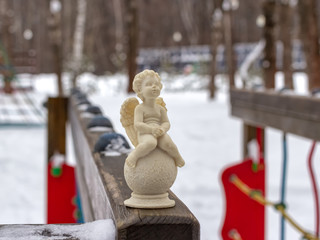 Angel figurine on the Playground