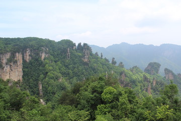 Fototapeta premium view of mountains