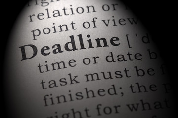 definition of deadline