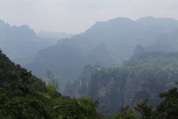 Fototapeta premium view of mountains