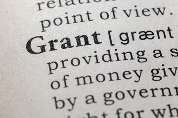 Obraz premium definition of grant