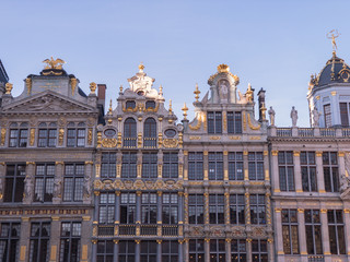 Fototapeta na wymiar Brussels facades Grand Place